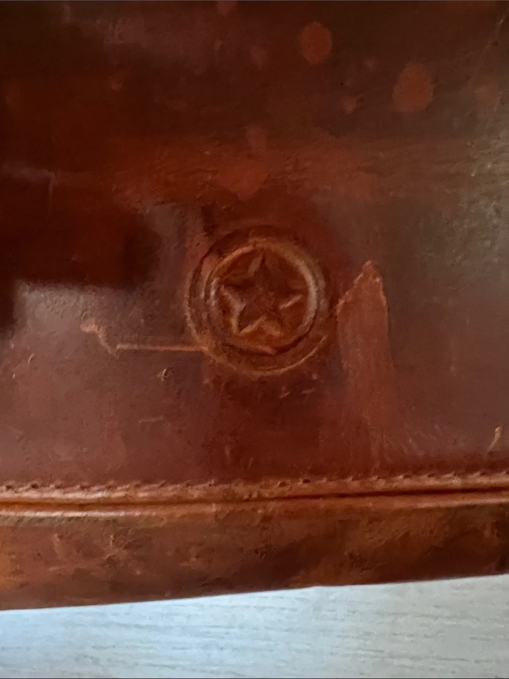 Men's Distressed Leather Messenger Bag - Brown GORGEOUS BAG! - Picture 2 of 5